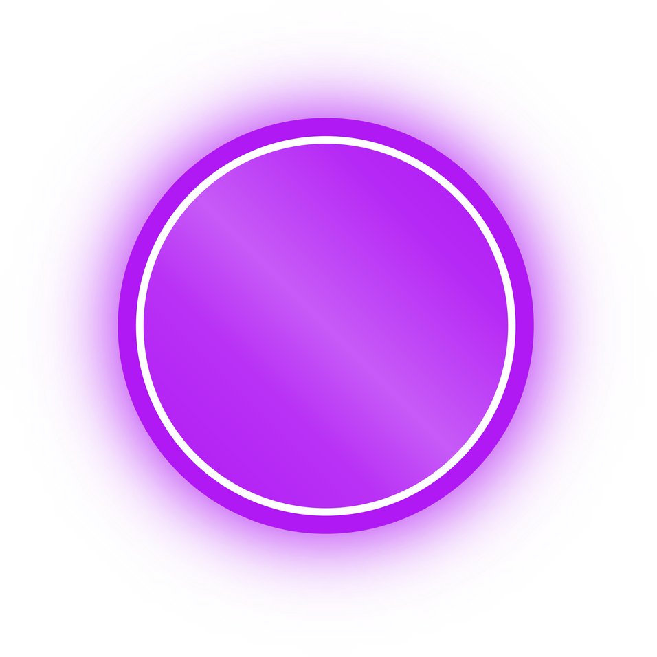 Neon Purple Circle Banner, Neon Circle