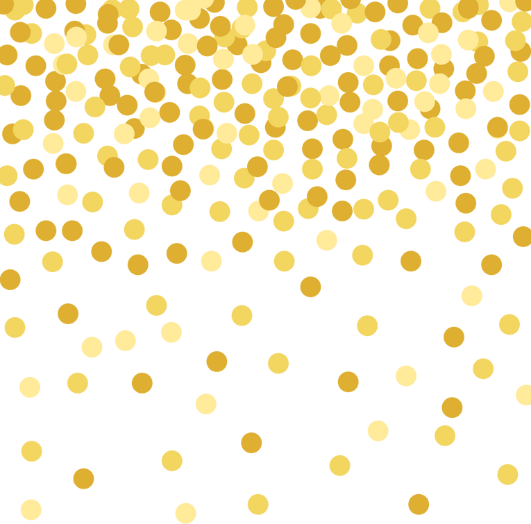 Yellow Confetti Background